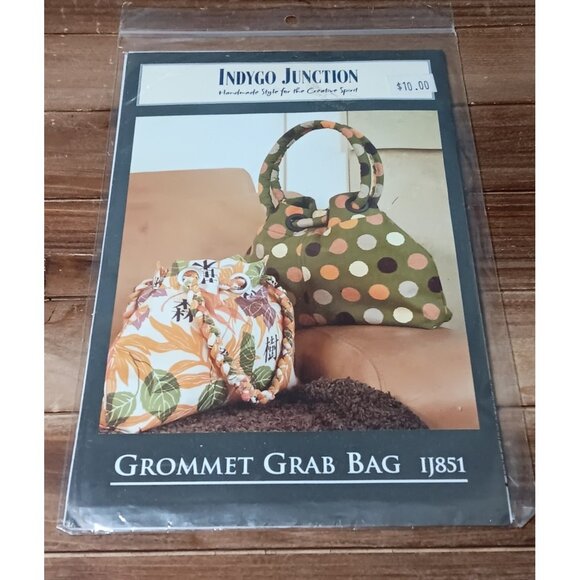 VTG Indygo Junction Grommet Grab Bag Pattern Beach Bag Boho - Picture 1 of 5